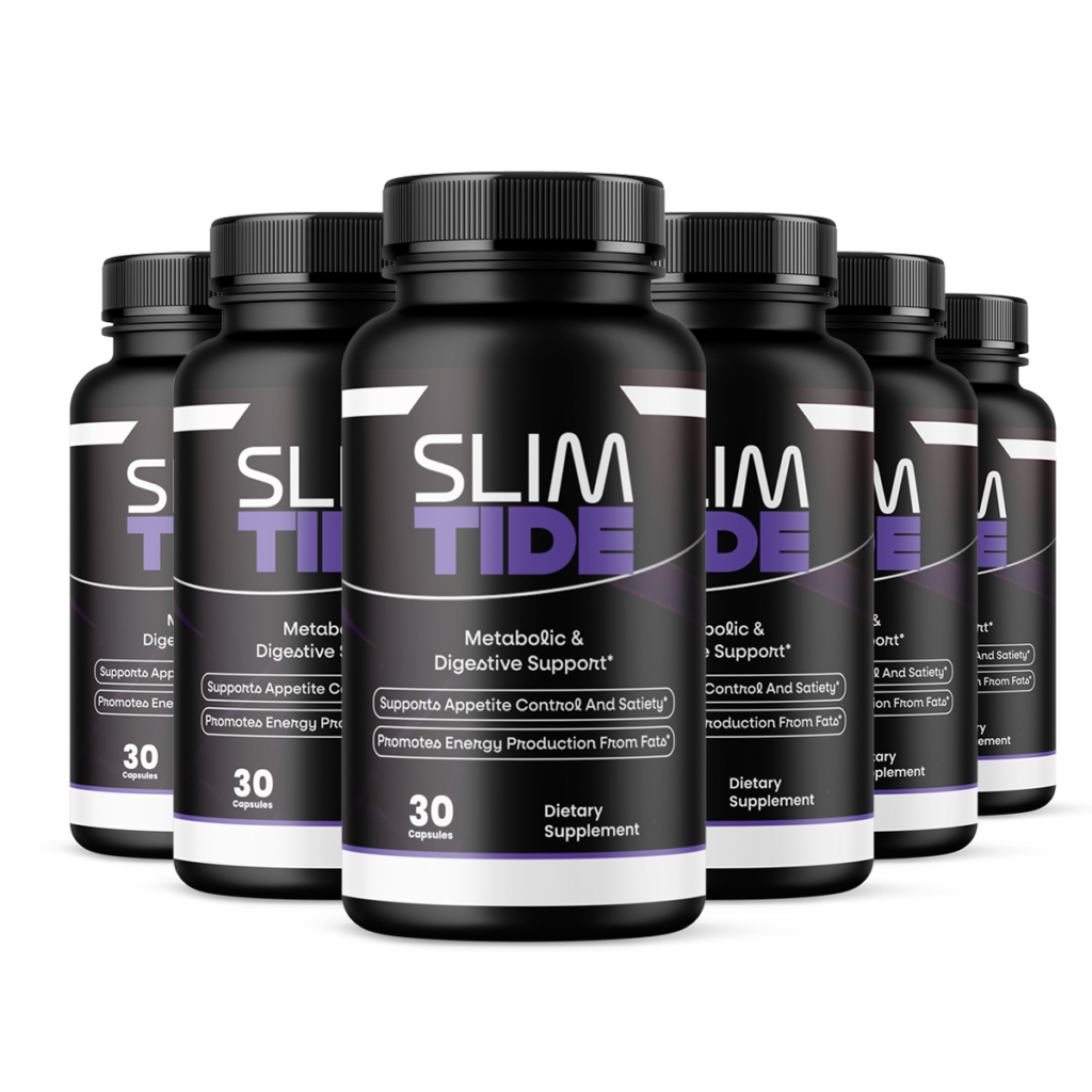 Delivered package of SlimTide 6 Bottles, proof of a verified customer purchase