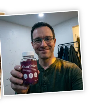 Photo of Jonathan S., a verified Gumitide customer sharing his experience with the daily gummy routine